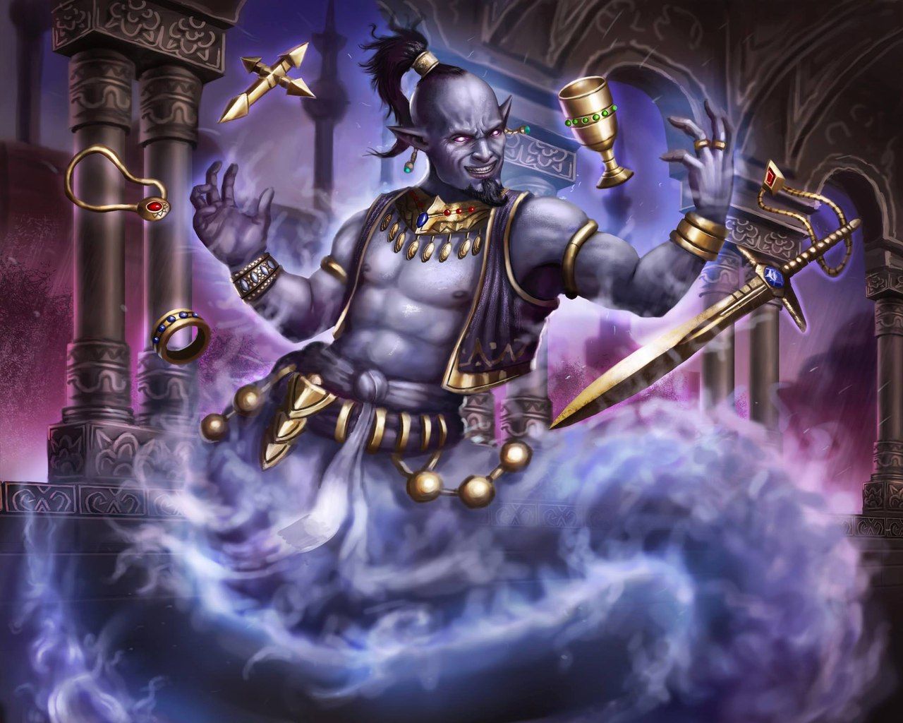 Glavius the Merchant Djinn